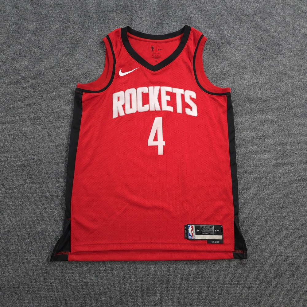 Houston Rockets Jersey Mens M Red NBA Basketball Jalen Green 4 Nike Icon Edition